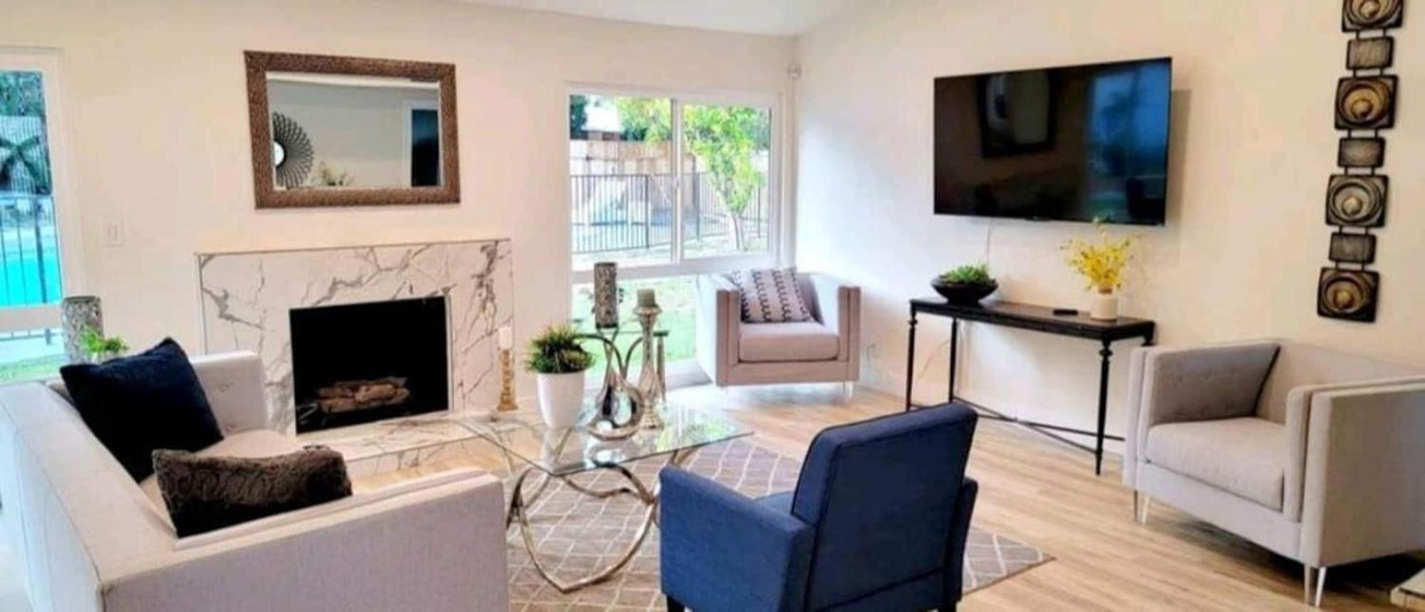Spacious 4Bed 2Bath, Gated Pool, Wi-Fi, Garage Villa Los Angeles Buitenkant foto